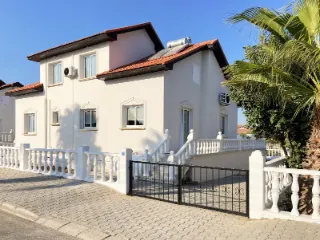 Sarcon 87 renovated villa in North Cyprus – exterior street view and gated entrance