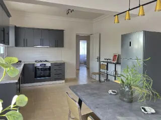 Sarcon 87 renovated villa in North Cyprus – contemporary renovated kitchen and open-plan dining space